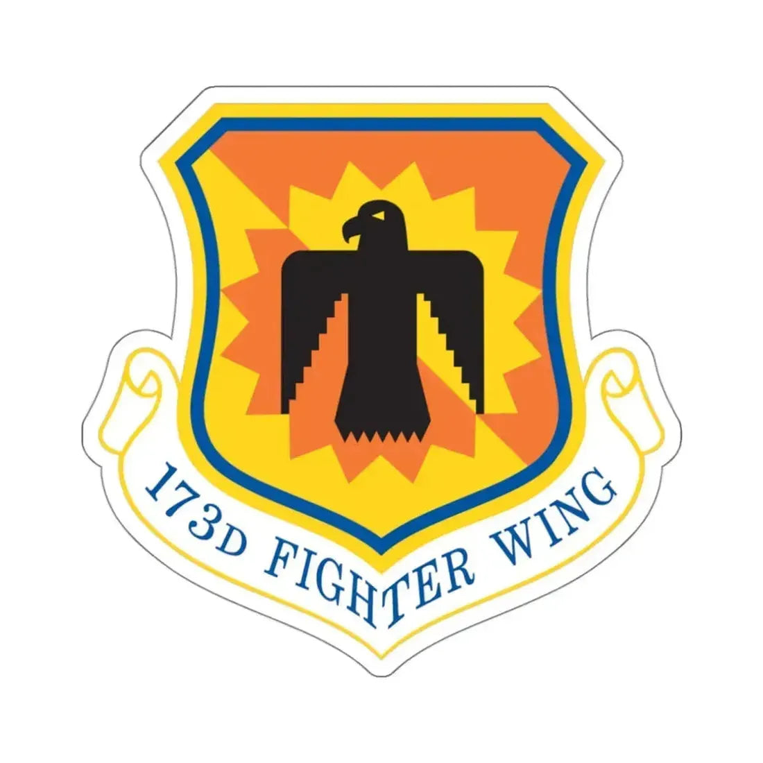 173rd Fighter Wing (U.S. Air Force) STICKER Vinyl Die-Cut Decal 3 Inch - The Sticker Space