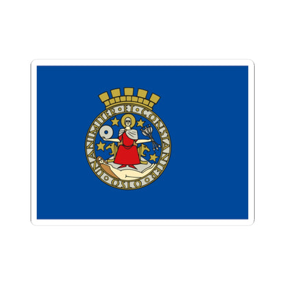 Flag of Oslo (Norway) STICKER Vinyl Kiss-Cut Decal