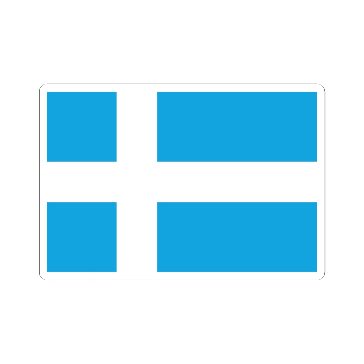 Flag of Calais (France) STICKER Vinyl Kiss-Cut Decal