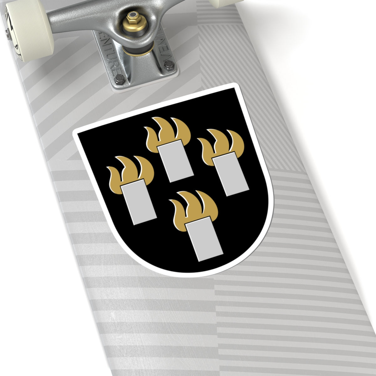 Suomussalmi.vaakuna (Finland) (Coat of Arms) STICKER Vinyl Kiss-Cut Decal