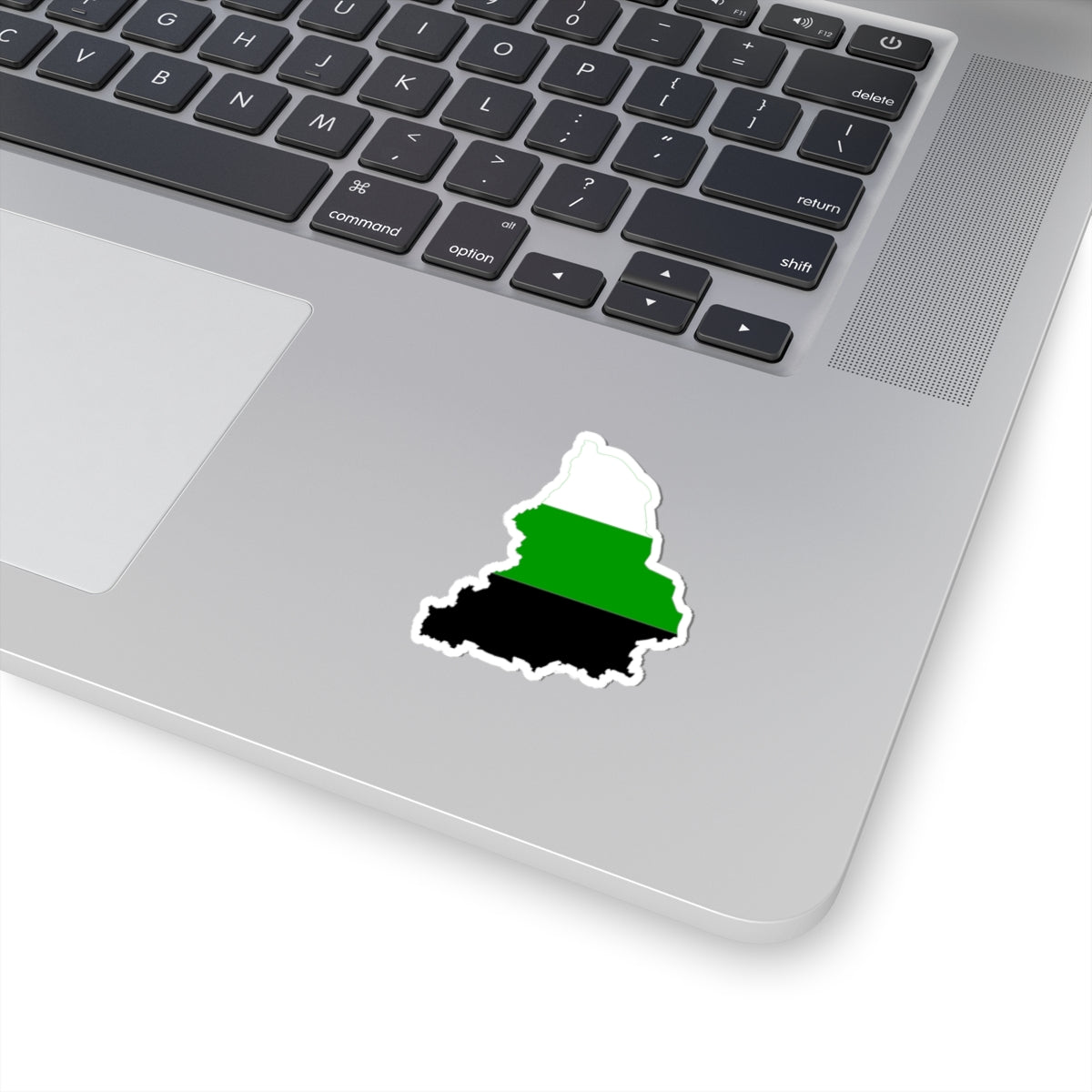 Flag-map of the Ural Republic (Russia) STICKER Vinyl Kiss-Cut Decal
