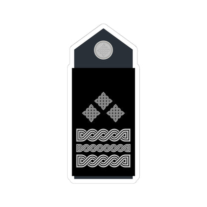 Naramenica službene odore generala pukovnika HRZ i PZO (Croatia) (Military Rank) STICKER Vinyl Kiss-Cut Decal