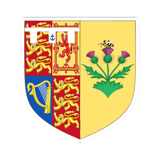 Arms of Sarah Duchess of York 1986-1996 (United Kingdom) (Coat of Arms) STICKER Vinyl Kiss-Cut Decal