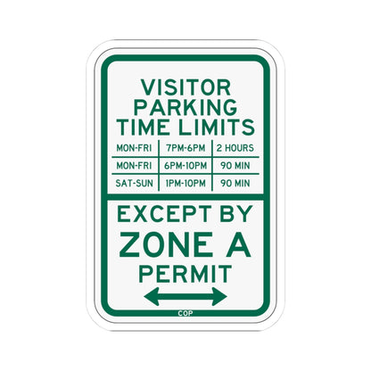 PBOT Road sign P4446A (Oregon) (Road Sign) STICKER Vinyl Kiss-Cut Decal