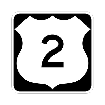 US 2 MN 1961 (Minnesota) (Road Sign) STICKER Vinyl Kiss-Cut Decal