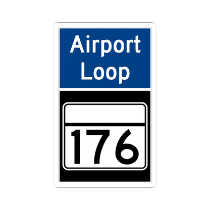 MD Route 176 Airport Loop (Maryland) (Road Sign) STICKER Vinyl Kiss-Cut Decal