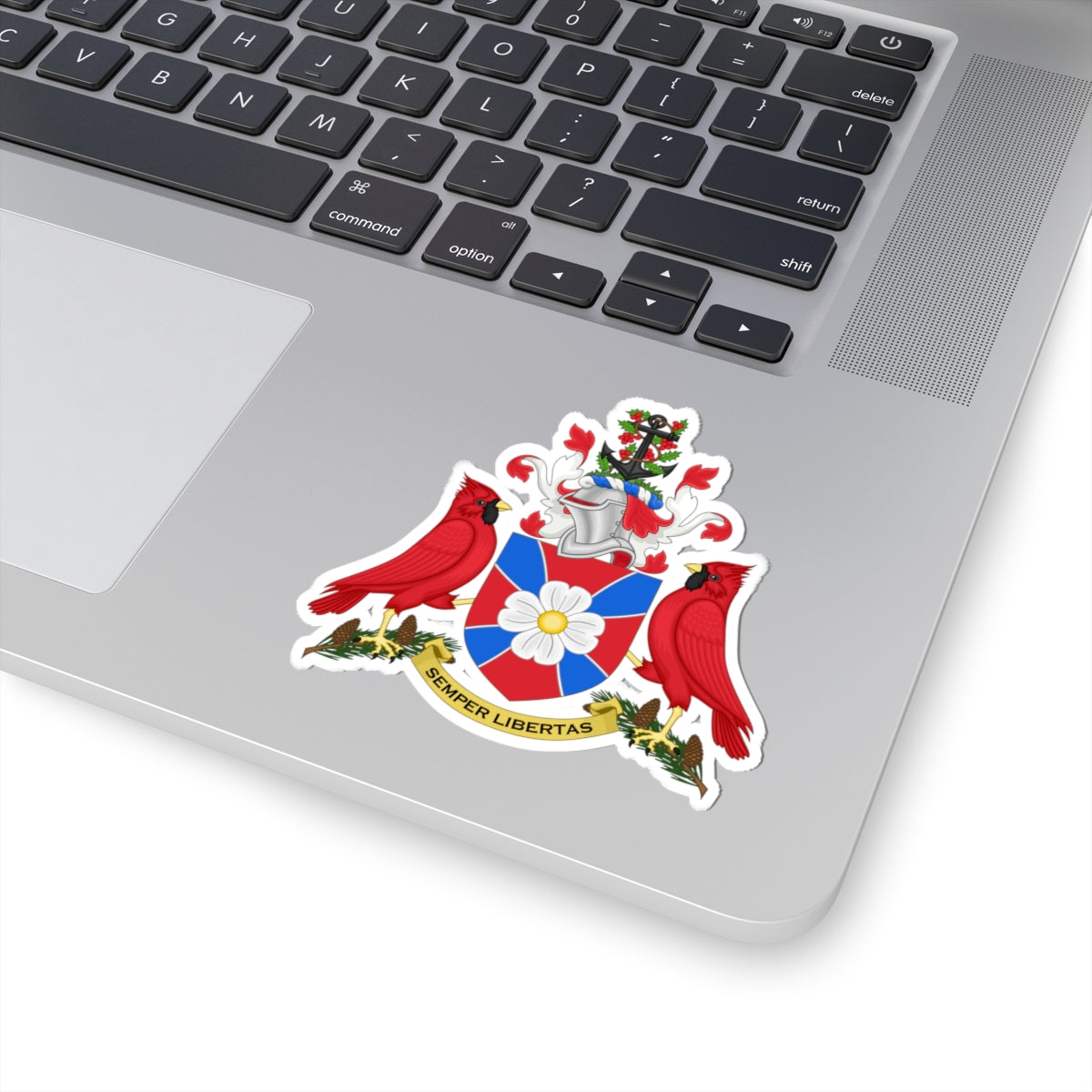 Arms of Prince George County Virginia (United States) (Coat of Arms) STICKER Vinyl Kiss-Cut Decal