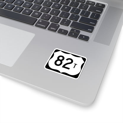 US 82T (Arkansas) (Road Sign) STICKER Vinyl Kiss-Cut Decal