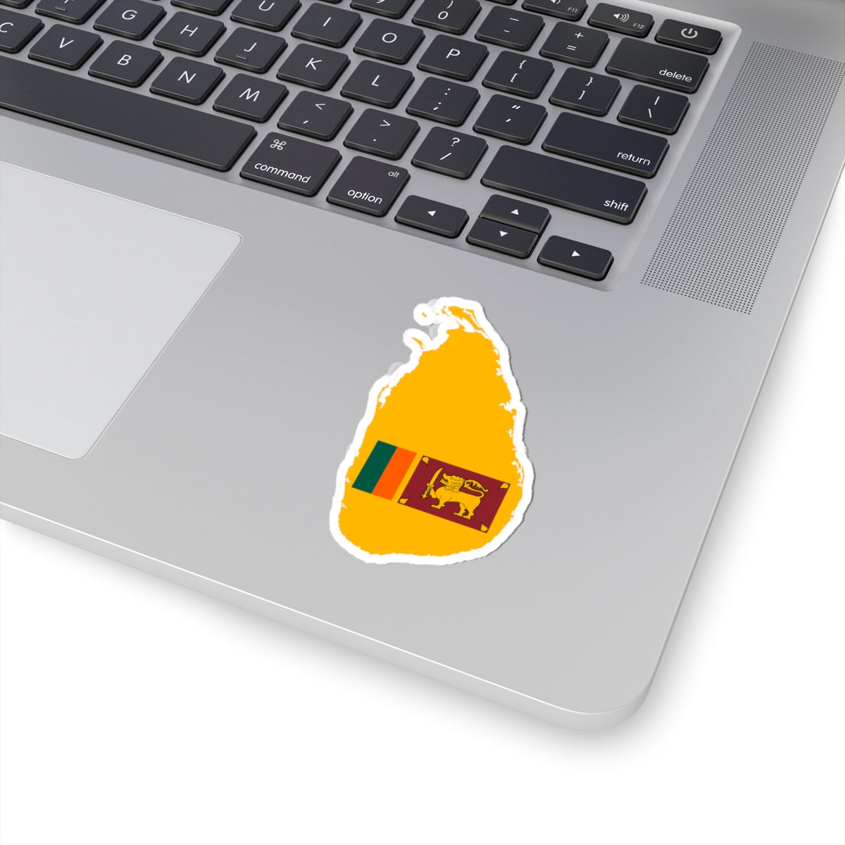 Sri Lanka Map Flag (Sri Lanka) STICKER Vinyl Kiss-Cut Decal