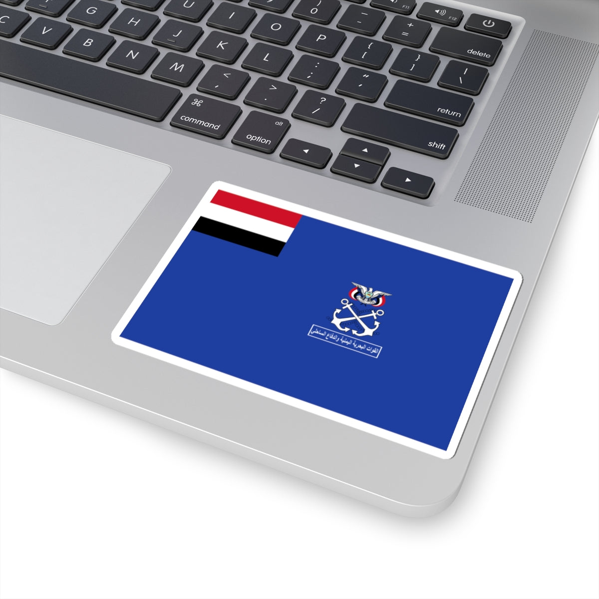 Flag of the Yemeni Navy (Yemen) STICKER Vinyl Kiss-Cut Decal