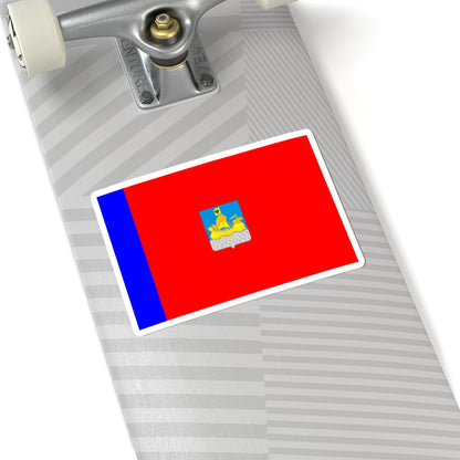 Flag of Kostroma Oblast 2000-06 (Russia) STICKER Vinyl Kiss-Cut Decal