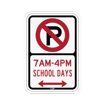 PBOT Road sign P1600D (Oregon) (Road Sign) STICKER Vinyl Kiss-Cut Decal