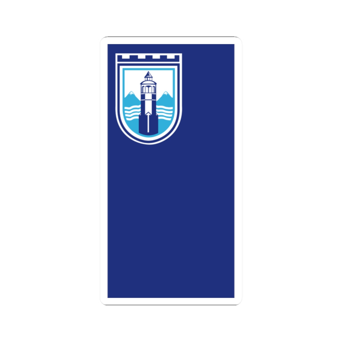 Flag of Gostivar Municipality North Macedonia (North Macedonia) STICKER Vinyl Kiss-Cut Decal