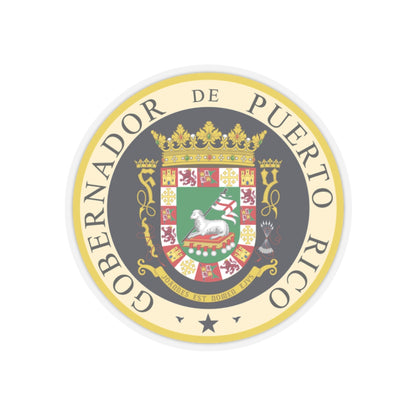 Seal of the Governor of Puerto Rico - STICKER Vinyl Kiss-Cut Decal