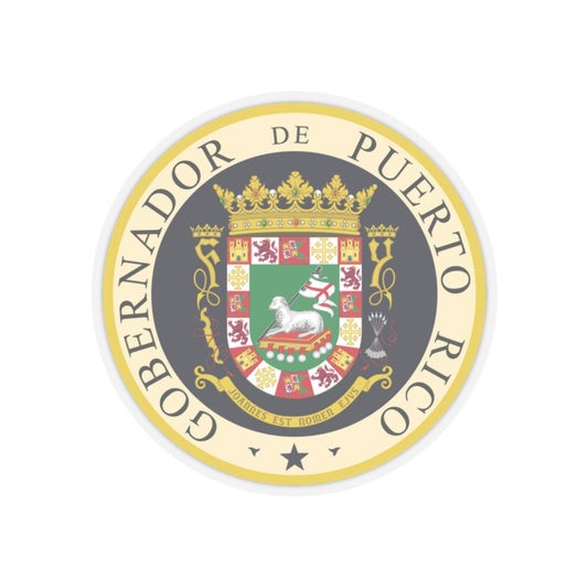 Seal of the Governor of Puerto Rico - STICKER Vinyl Kiss-Cut Decal