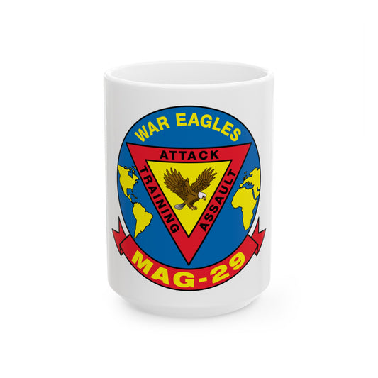War Eagle MAG 29 (USMC) White Coffee Mug