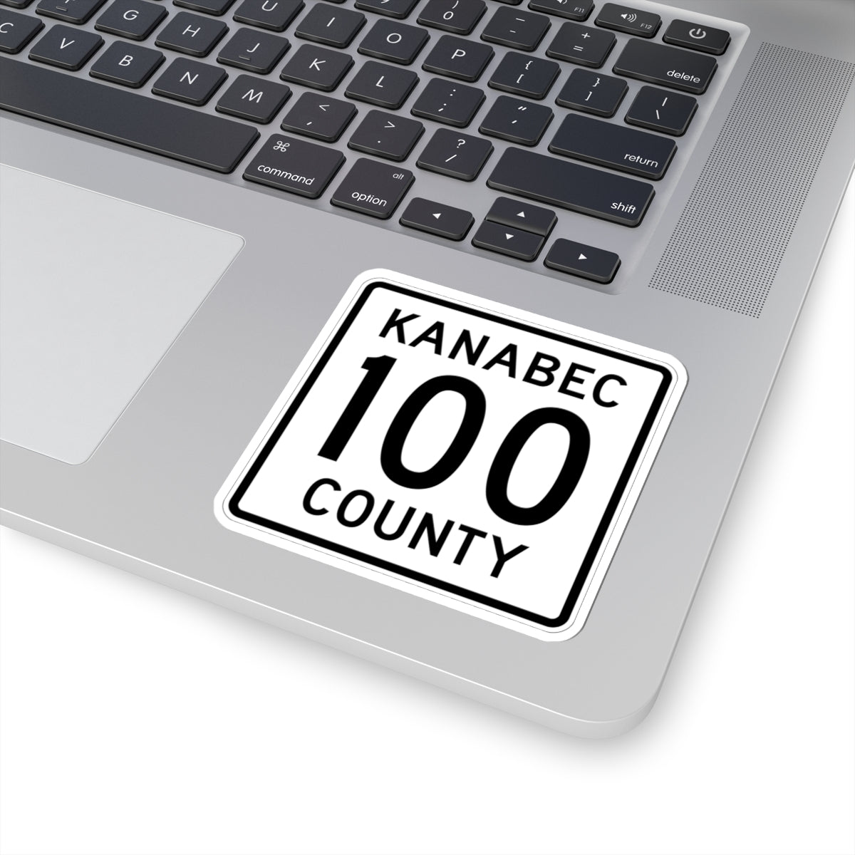 Kanabec County 100 MN (Minnesota) (Road Sign) STICKER Vinyl Kiss-Cut Decal