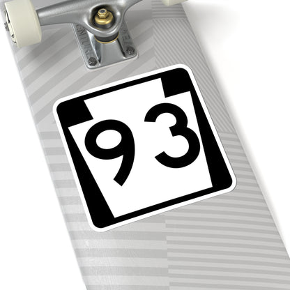 PA-93 (Pennsylvania) (Road Sign) STICKER Vinyl Kiss-Cut Decal