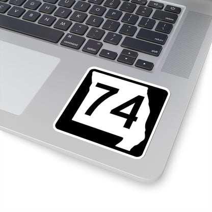 MO-74 (Missouri) (Road Sign) STICKER Vinyl Kiss-Cut Decal