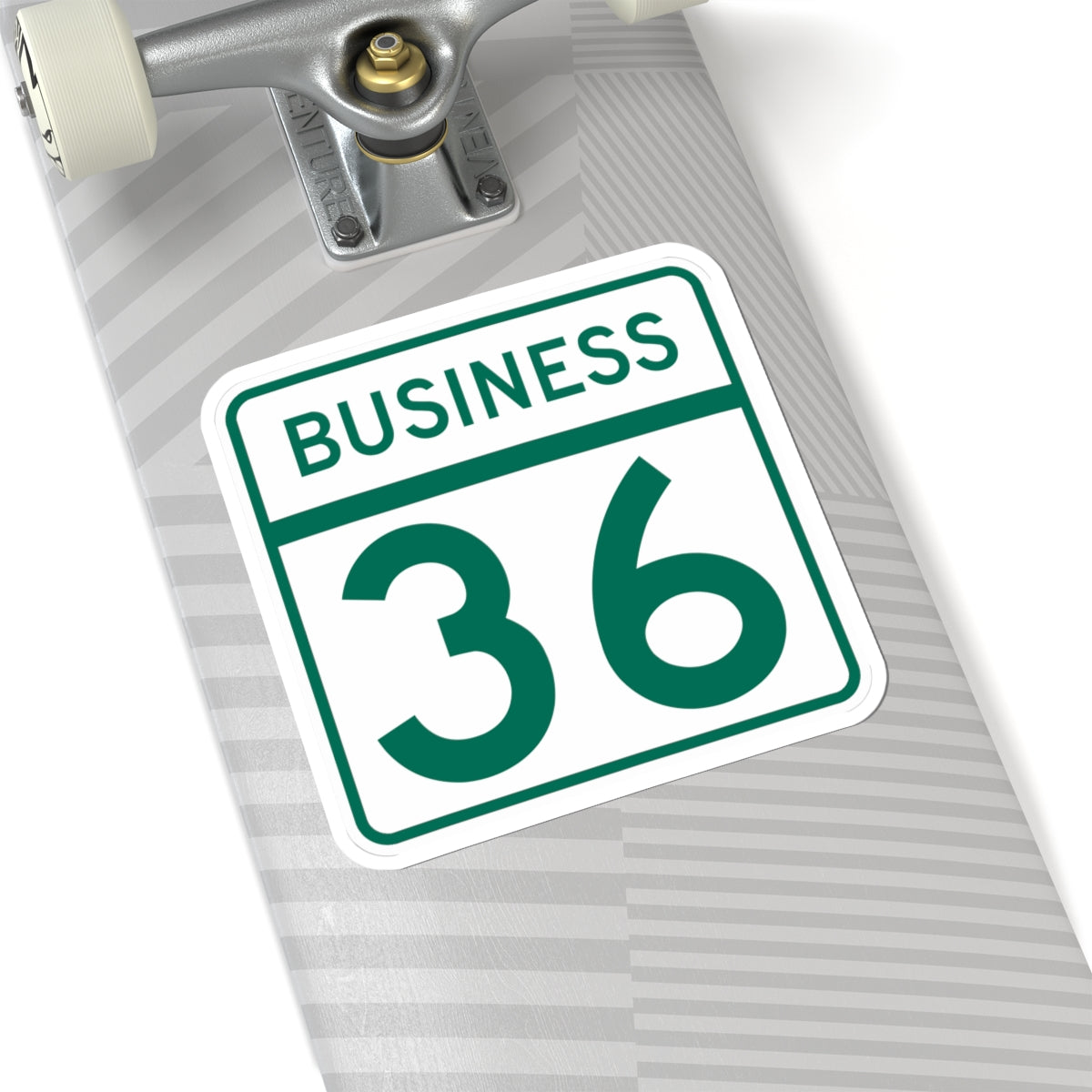 MD Route 36 Business (Maryland) (Road Sign) STICKER Vinyl Kiss-Cut Decal
