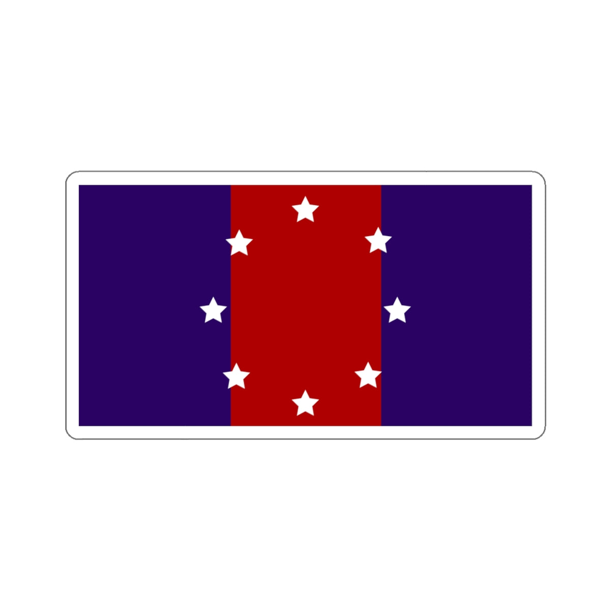 Flag of Chicago Heights, Illinois - STICKER Vinyl Kiss-Cut Decal