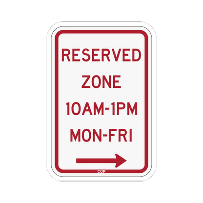 PBOT Road sign P4490R (Oregon) (Road Sign) STICKER Vinyl Kiss-Cut Decal