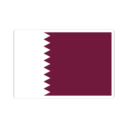 Flag of Qatar 1949-1971 3-2 (Qatar) STICKER Vinyl Kiss-Cut Decal