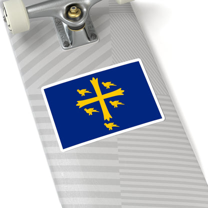 Banner of Saint Edward (England) STICKER Vinyl Kiss-Cut Decal