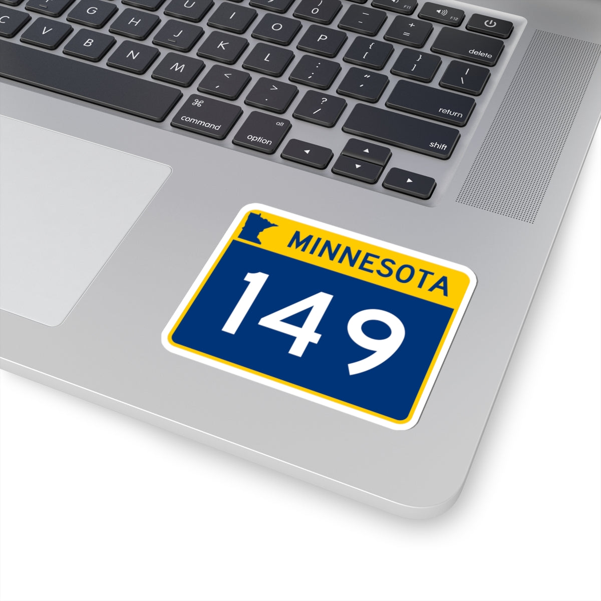 MN-149 wide (Minnesota) (Road Sign) STICKER Vinyl Kiss-Cut Decal