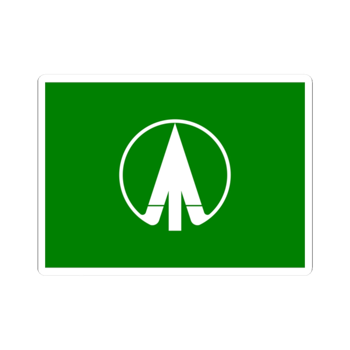 Flag of Nogi Tochigi (Japan) STICKER Vinyl Kiss-Cut Decal