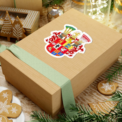 Armoiries de Jean-Adolphe de Holstein-Gottorp 1575-1616 (Denmark) (Coat of Arms) STICKER Vinyl Kiss-Cut Decal