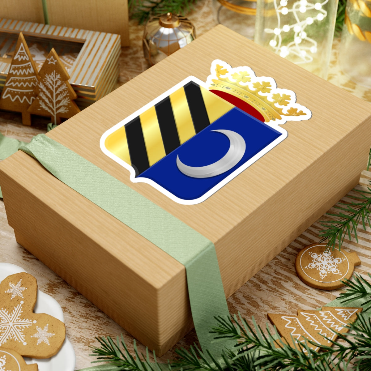 Ameland wapen (Netherlands) (Coat of Arms) STICKER Vinyl Kiss-Cut Decal