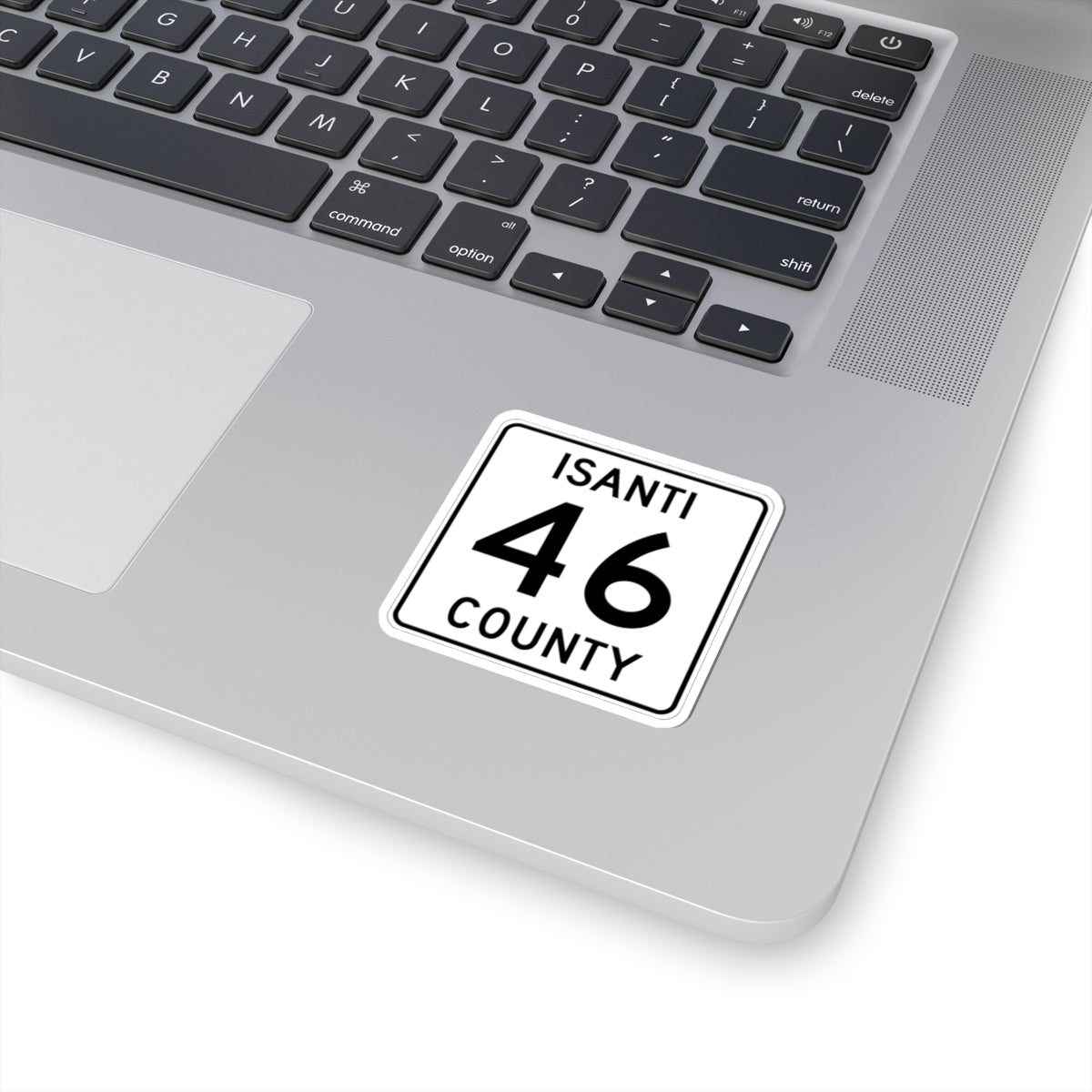Isanti County 46 MN (Minnesota) (Road Sign) STICKER Vinyl Kiss-Cut Decal