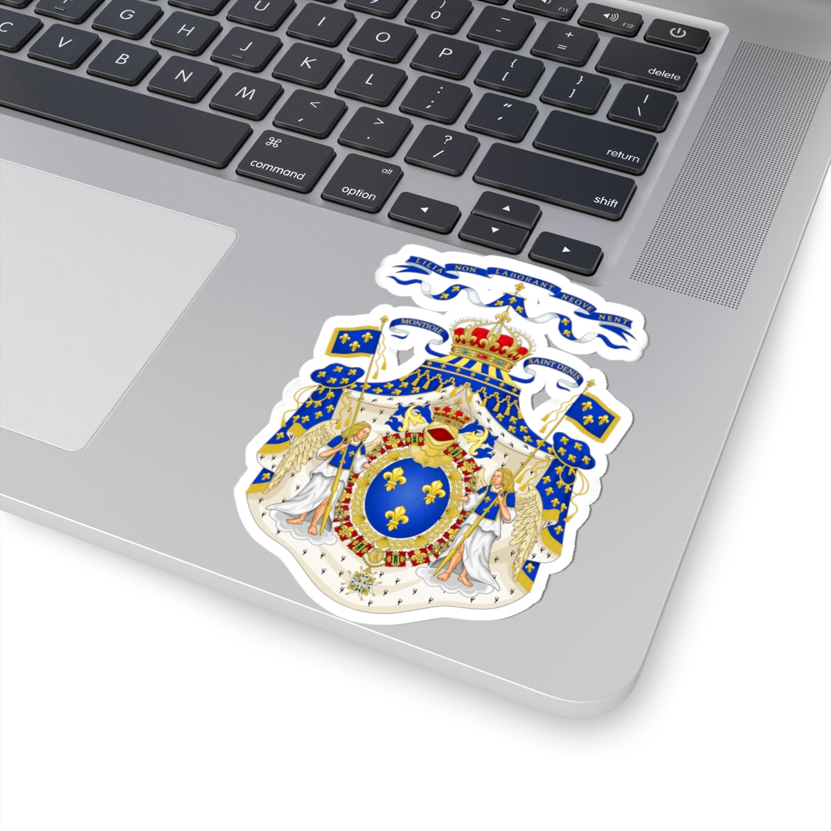 Grand Royal Coat of Arms of France - STICKER Vinyl Kiss-Cut Decal