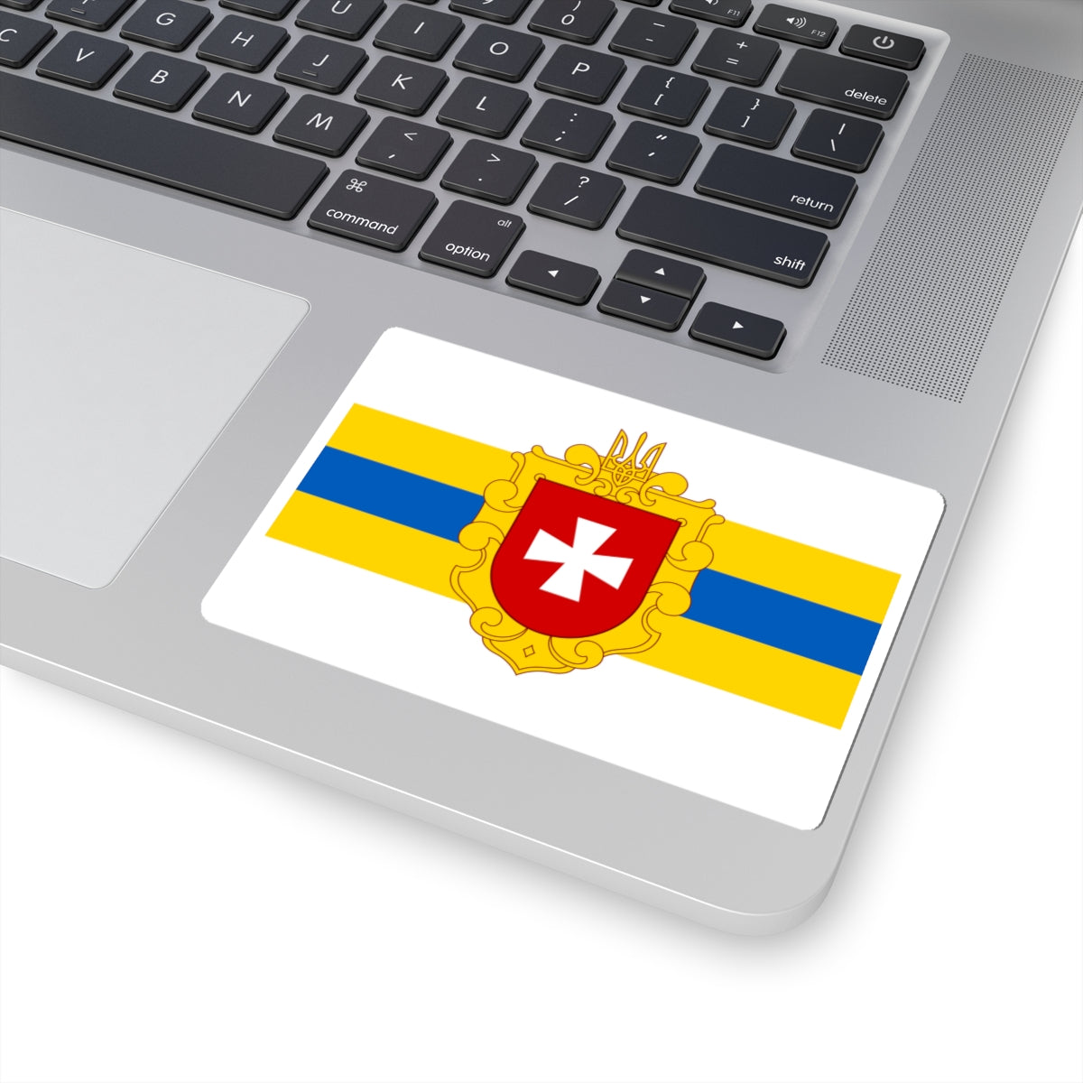 Flag of Rivne Oblast (Ukraine) STICKER Vinyl Kiss-Cut Decal