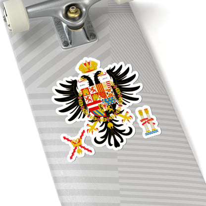 Armas de Carlos I de España 2 (Spain) (Coat of Arms) STICKER Vinyl Kiss-Cut Decal