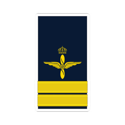 OF 2 Kapten FV hylsa (Sweden) (Military Rank) STICKER Vinyl Kiss-Cut Decal