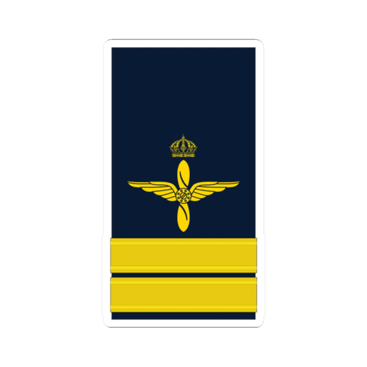 OF 2 Kapten FV hylsa (Sweden) (Military Rank) STICKER Vinyl Kiss-Cut Decal