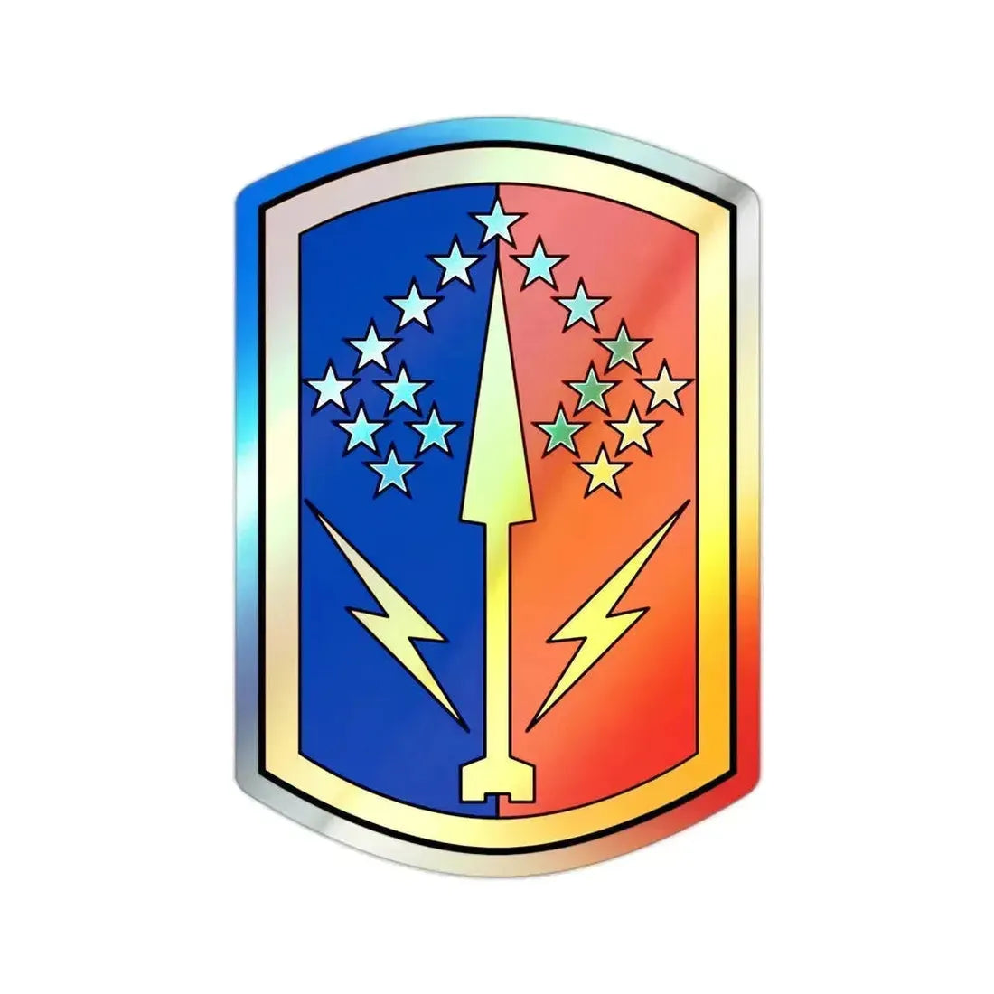 174th Air Defense Artillery Brigade (U.S. Army) Holographic STICKER Die-Cut Vinyl Decal 2 Inch - The Sticker Space