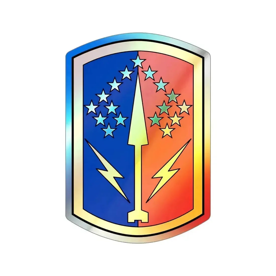 174th Air Defense Artillery Brigade (U.S. Army) Holographic STICKER Die-Cut Vinyl Decal 6 Inch - The Sticker Space
