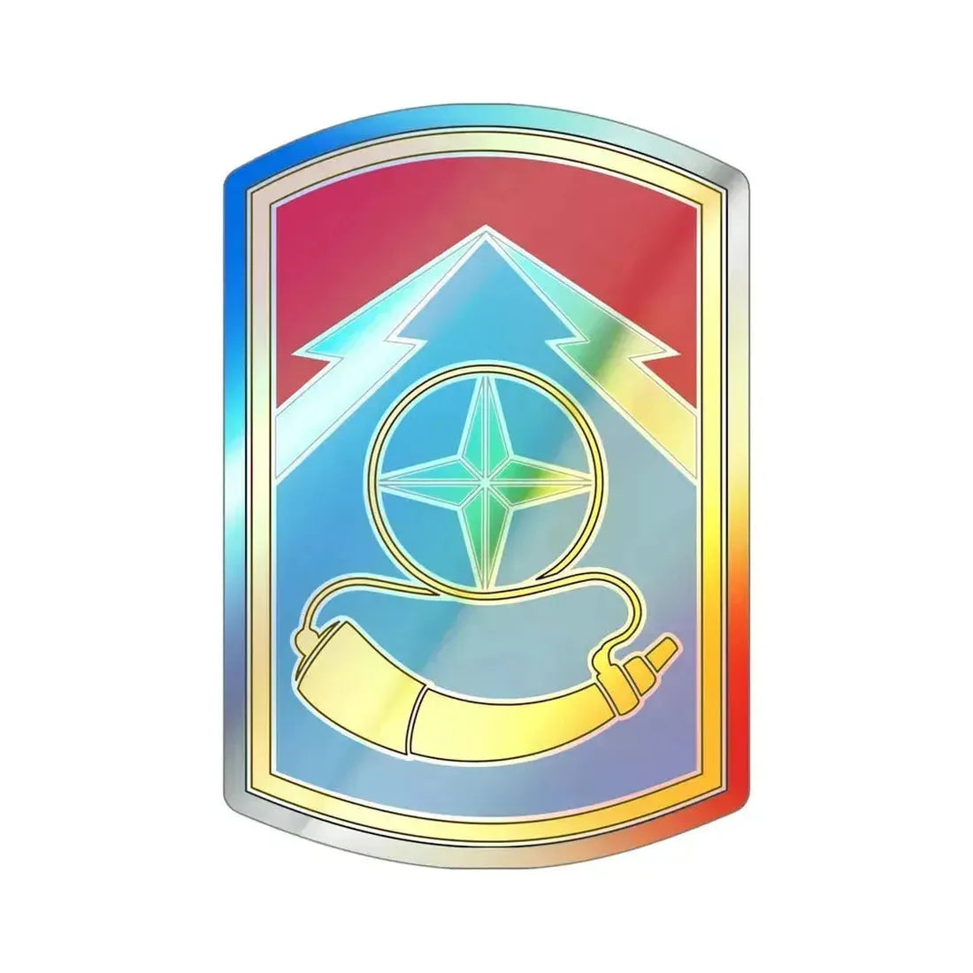174TH INFANTRY BRIGADE (U.S. Army) Holographic STICKER Die-Cut Vinyl Decal 5 Inch Holographic - The Sticker Space