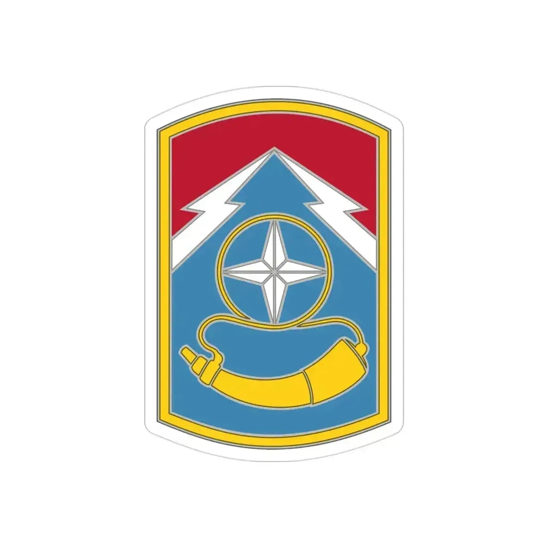 174TH INFANTRY BRIGADE (U.S. Army) REVERSE PRINT Transparent Die-Cut STICKER 3 Inch Die-Cut Transparent - The Sticker Space