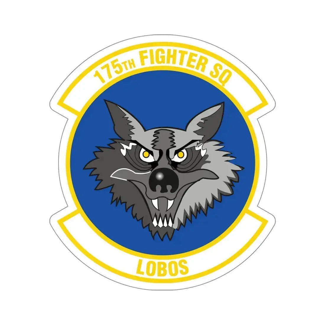 175 Fighter Squadron (U.S. Air Force) STICKER Vinyl Die-Cut Decal - The Sticker Space