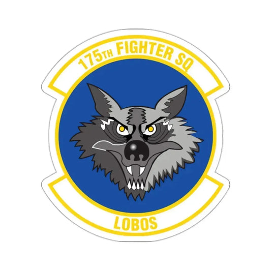 175 Fighter Squadron (U.S. Air Force) STICKER Vinyl Kiss-Cut Decal 2 Inch White - The Sticker Space