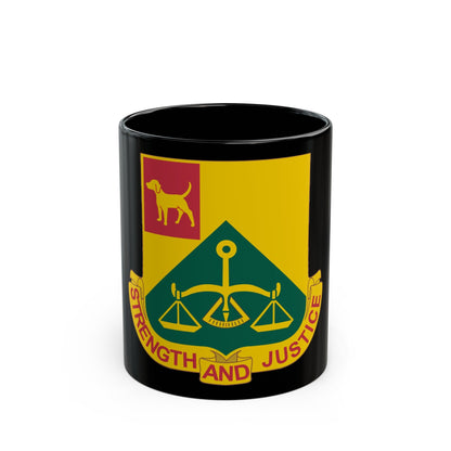 175 Military Police Battalion (U.S. Army) Black Coffee Mug-11oz-The Sticker Space