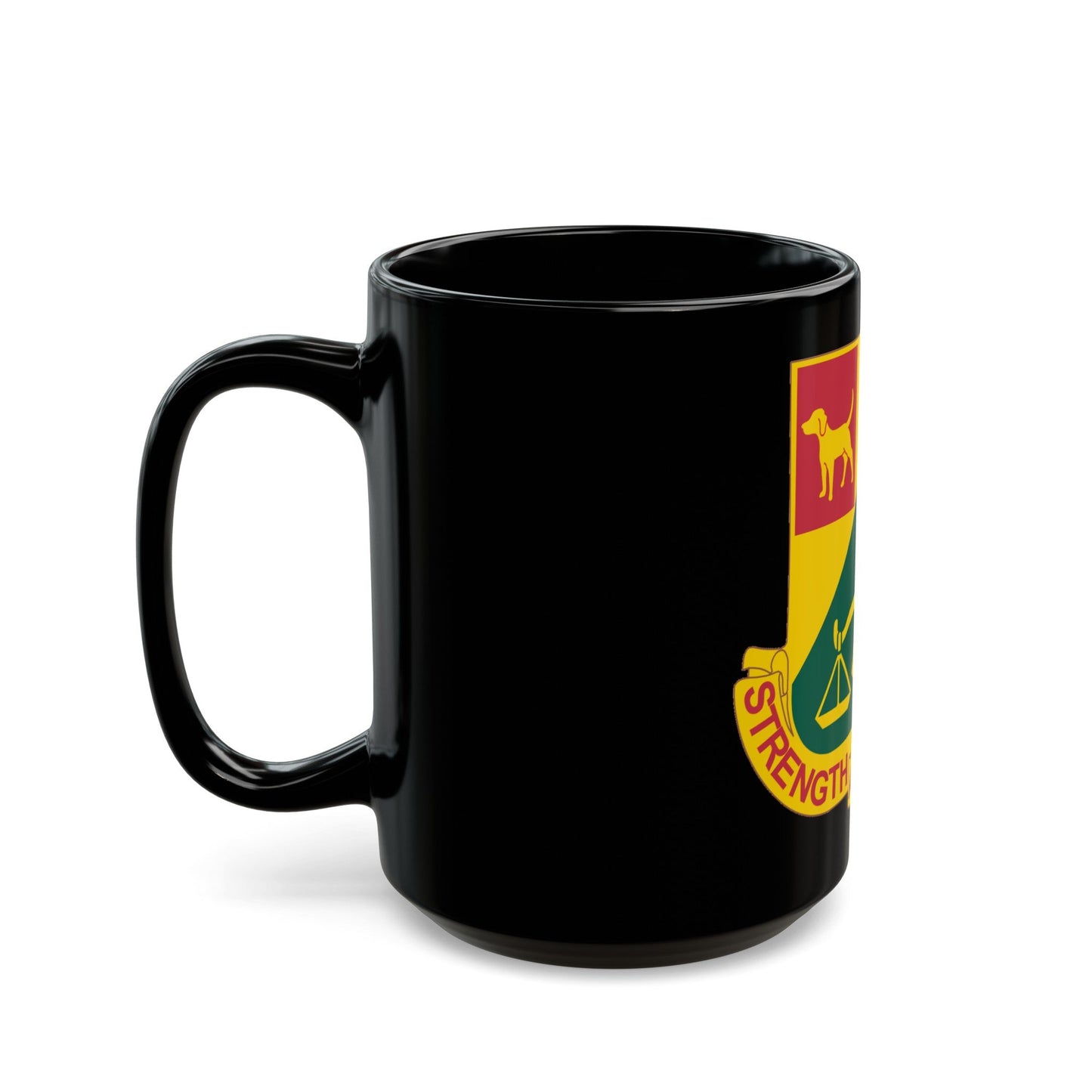 175 Military Police Battalion (U.S. Army) Black Coffee Mug-The Sticker Space