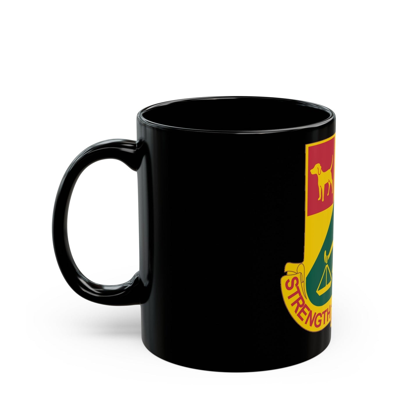 175 Military Police Battalion (U.S. Army) Black Coffee Mug-The Sticker Space