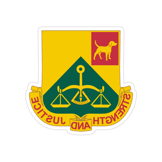 175 Military Police Battalion (U.S. Army) REVERSE PRINT Transparent STICKER-6 Inch-The Sticker Space