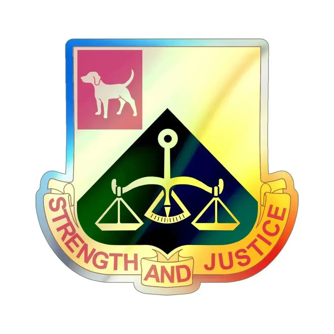 175 Military Police Battalion (U.S. Army) Holographic STICKER Die-Cut Vinyl Decal - The Sticker Space