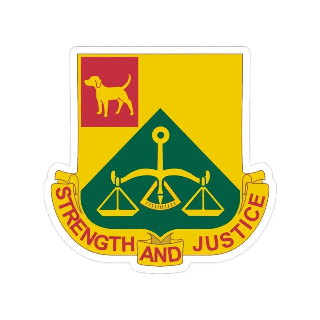 175 Military Police Battalion (U.S. Army) Transparent STICKER Die-Cut Vinyl Decal 2 Inch - The Sticker Space